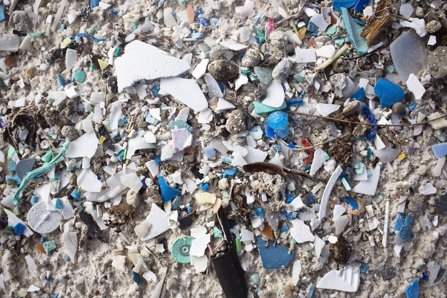 FILE -- Plastic debris, washed up on the beach in Yalangbarra, Australia, July 5, 2018. Microplastics are known to cause ocean pollution, but a new study suggests airborne plastic particles pollute the air and dry land as well. (David Maurice Smith/The New York Times)