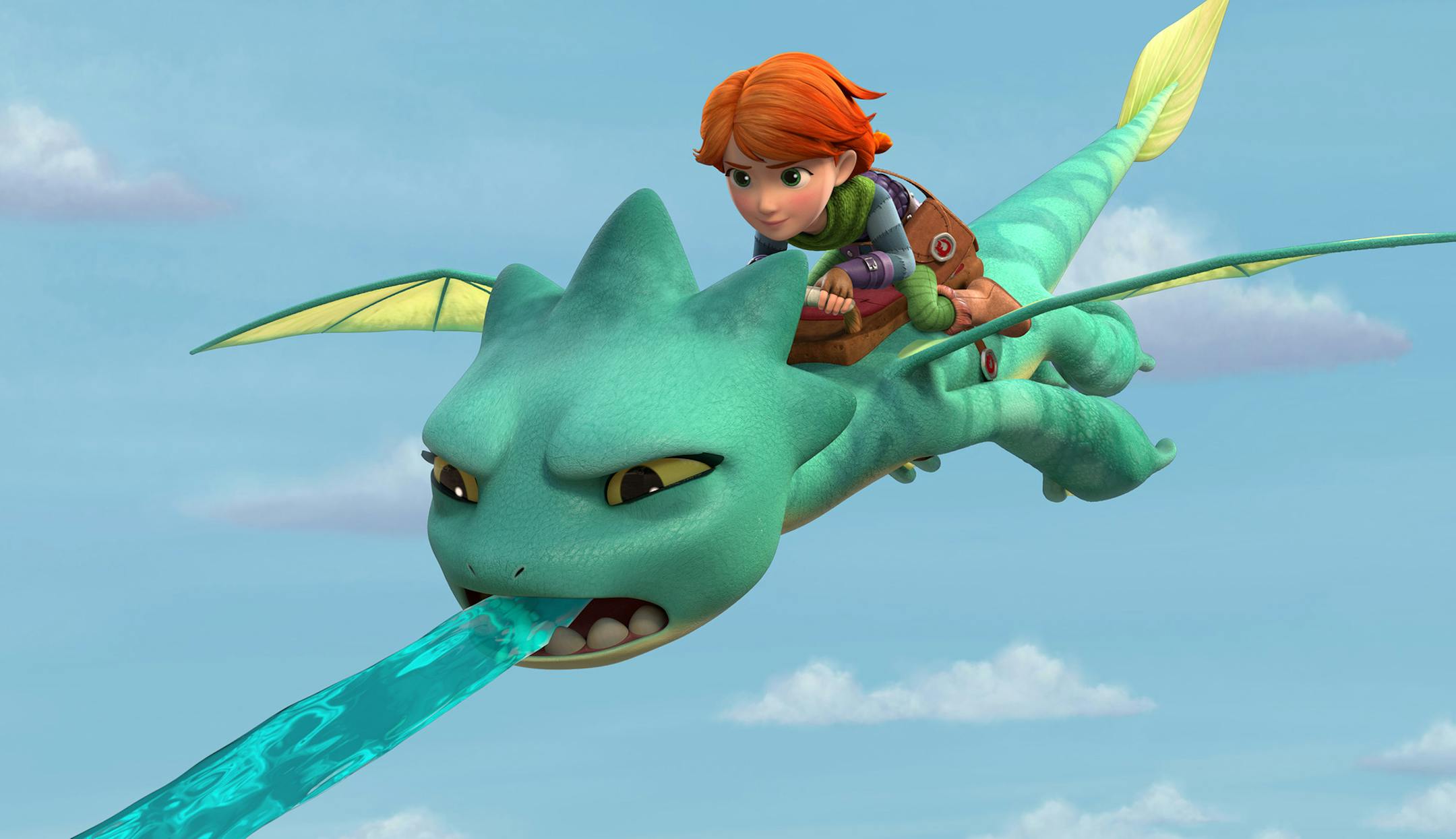 A scene from "DreamWorks Dragons: Rescue Riders."