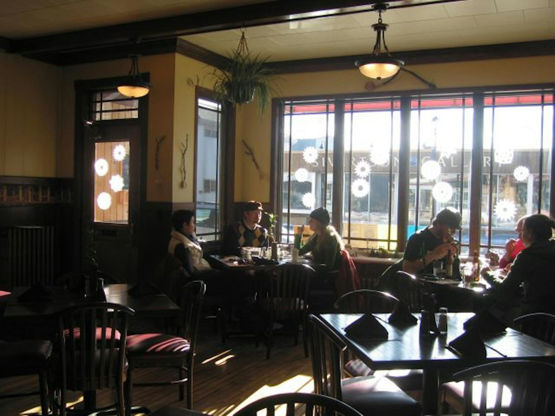 The Crooked Spoon Cafe in downtown Grand Marais, Minn., serves delicious American fare in a cozy room.