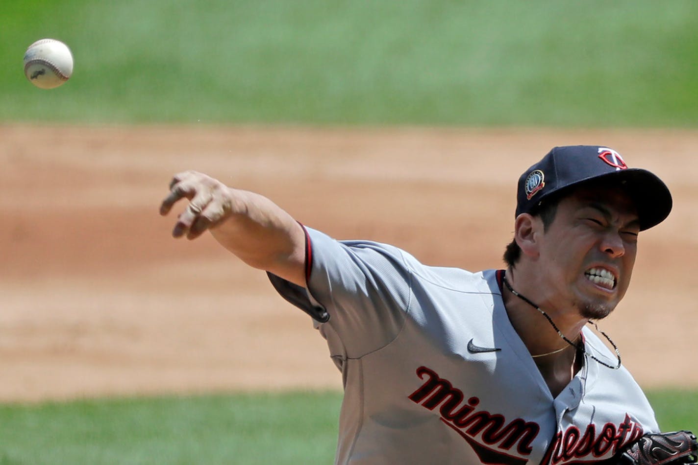 Twins starting pitcher Kenta Maeda