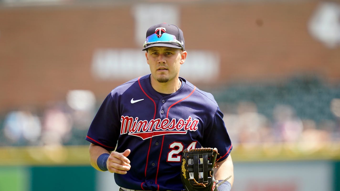 Trevor Larnach made his MLB debut for the Twins last season, and was sent to Class AAA St. Paul to start 2022.