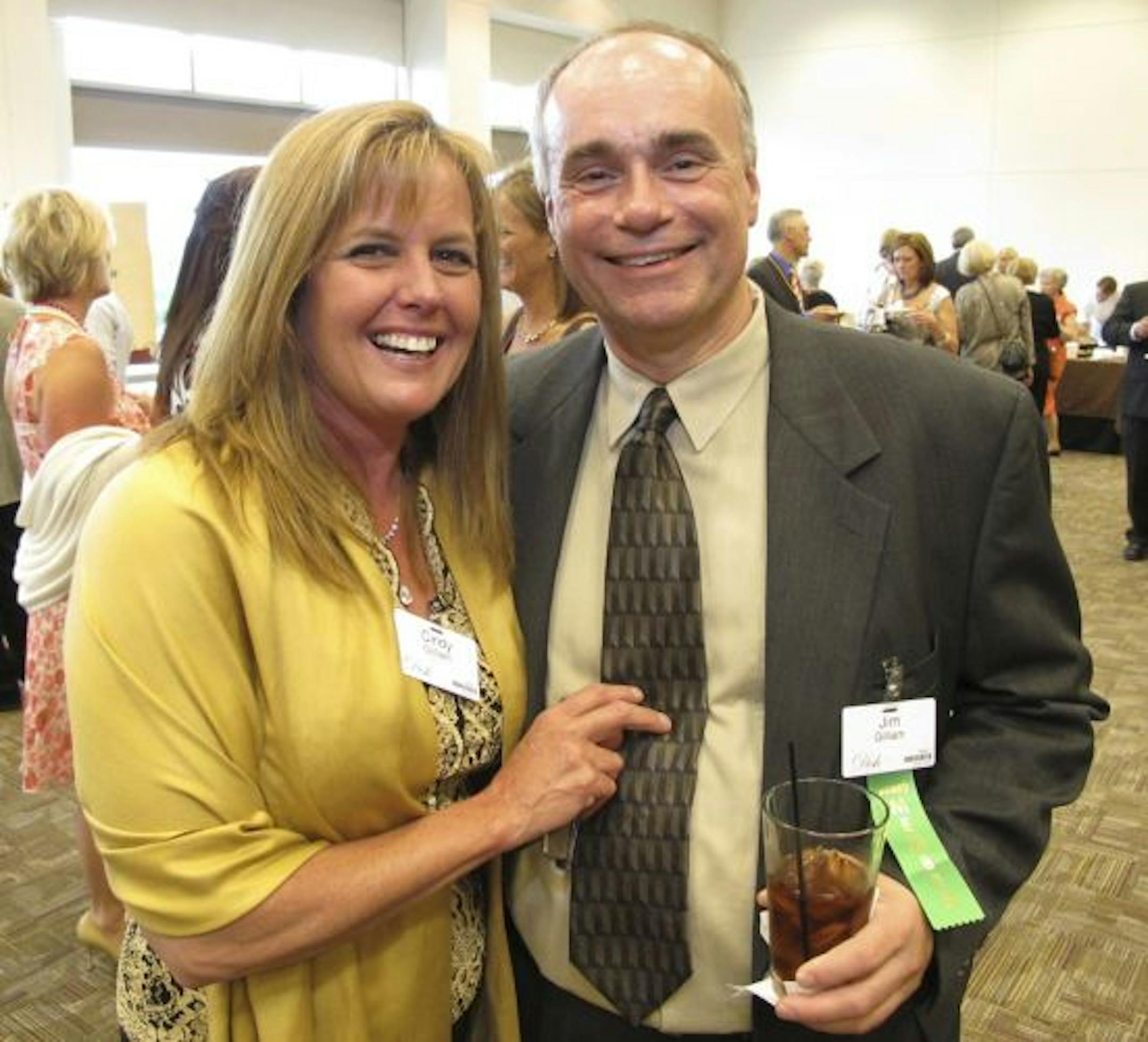 Sara Glassman, sglassman@startribune.com Second Harvest Heartland fundraiser Dish: Cuisine for Change at St. Paul Rivercentre. Cindy and Jim Gilliam, SuperValu president of Northern/Northwest region