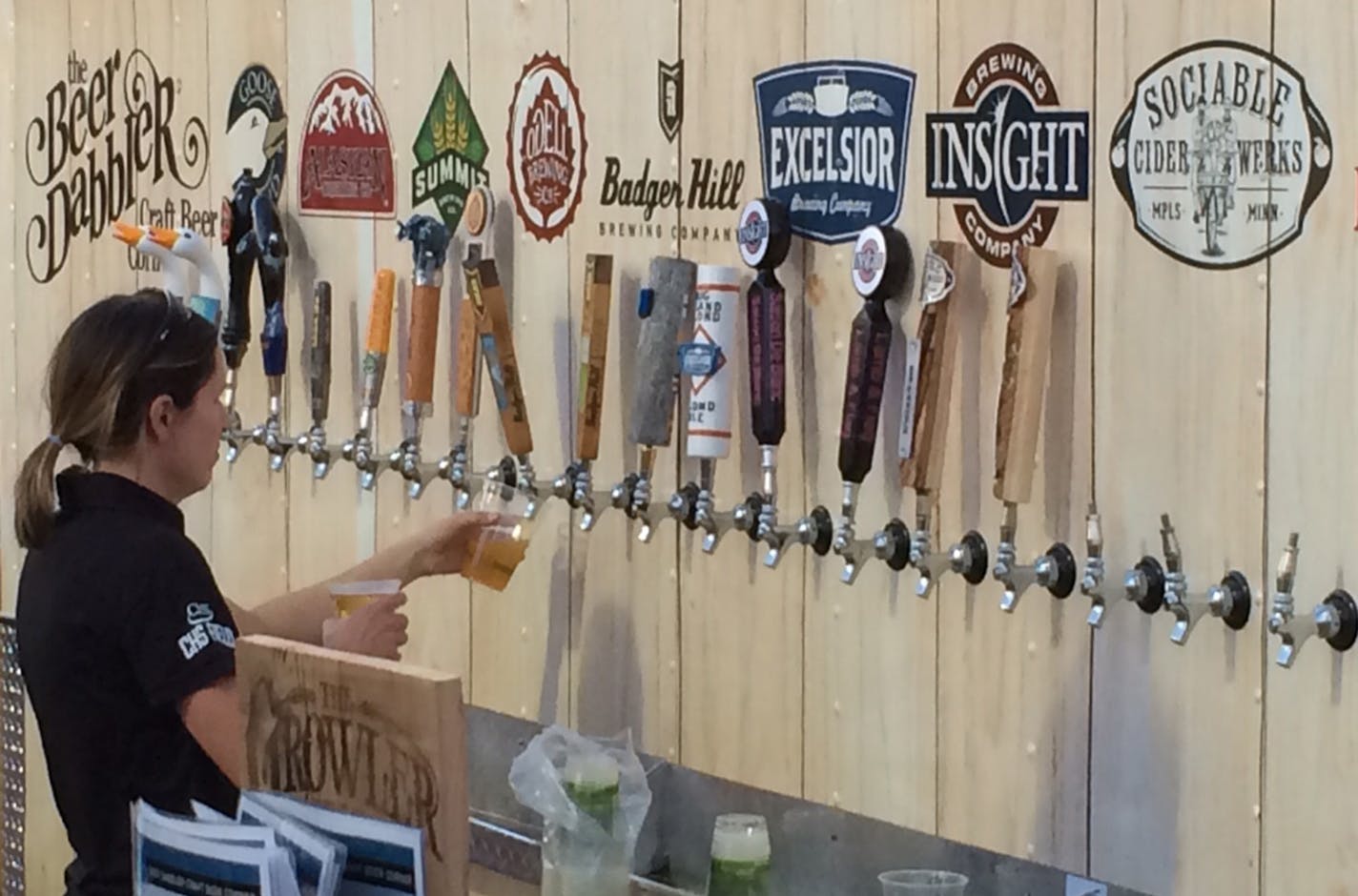 Craft Beer Corner at CHS Field.