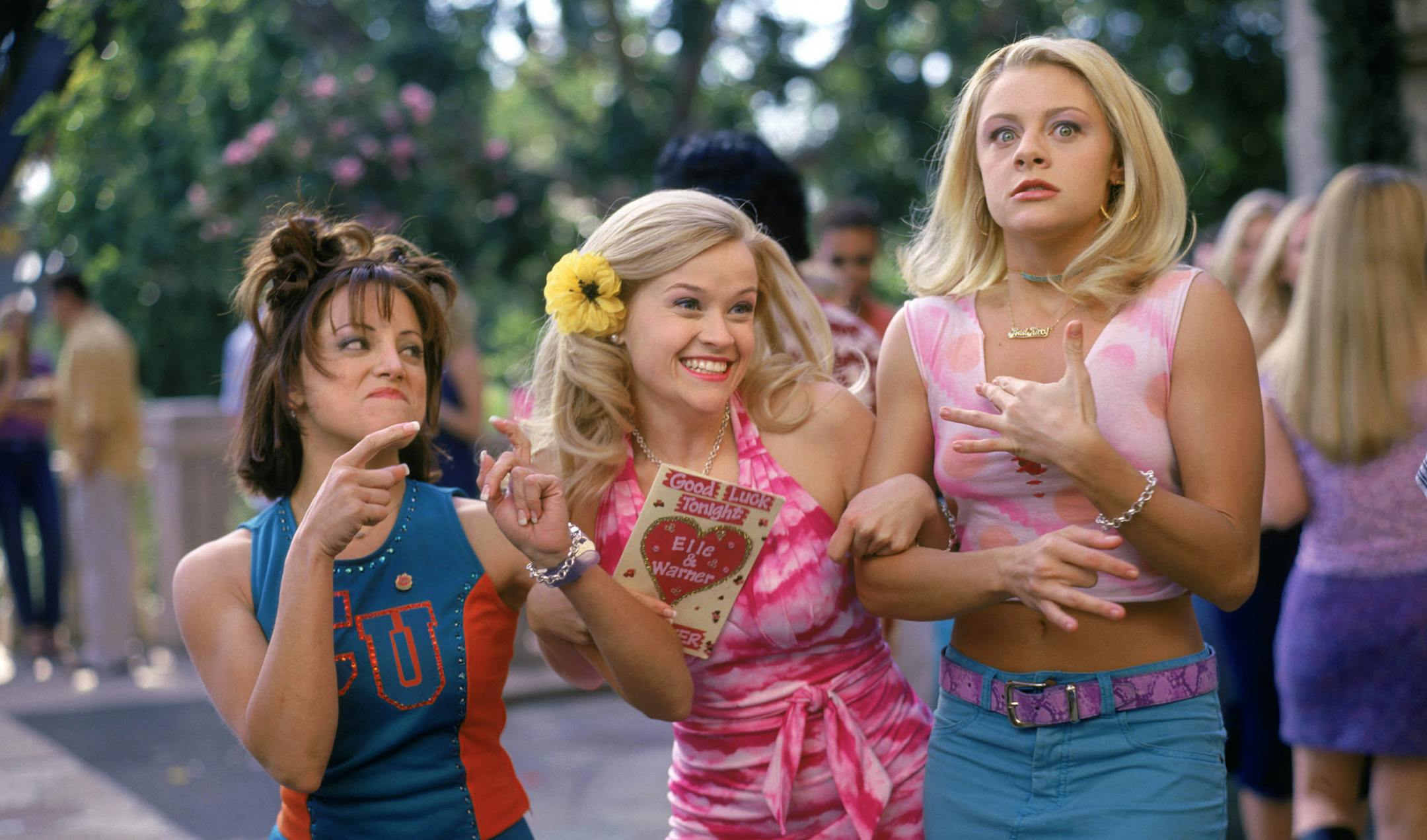 From left, Alanna Ubach, Reese Witherspoon and Jessica Cauffiel in the 2001 movie "Legally Blonde."