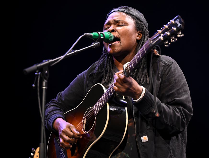 Joy Oladukon performs.