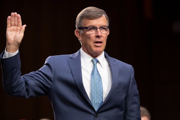 In July 2018, file photo, retired Vice Adm. Joseph Maguire and now current director of the National Counterterrorism Center, appeared before the Senat