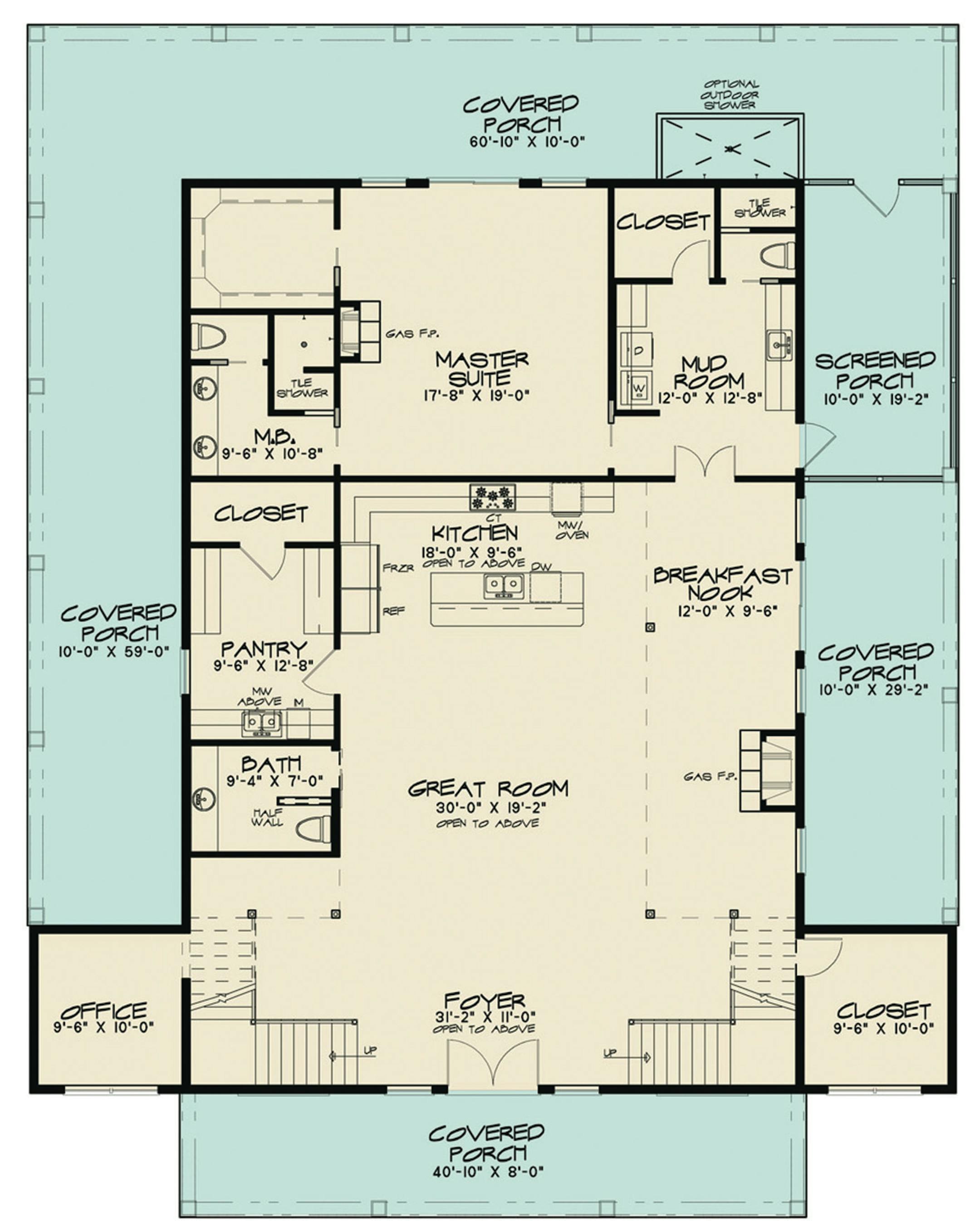 Home plan: Barn-inspired country charm