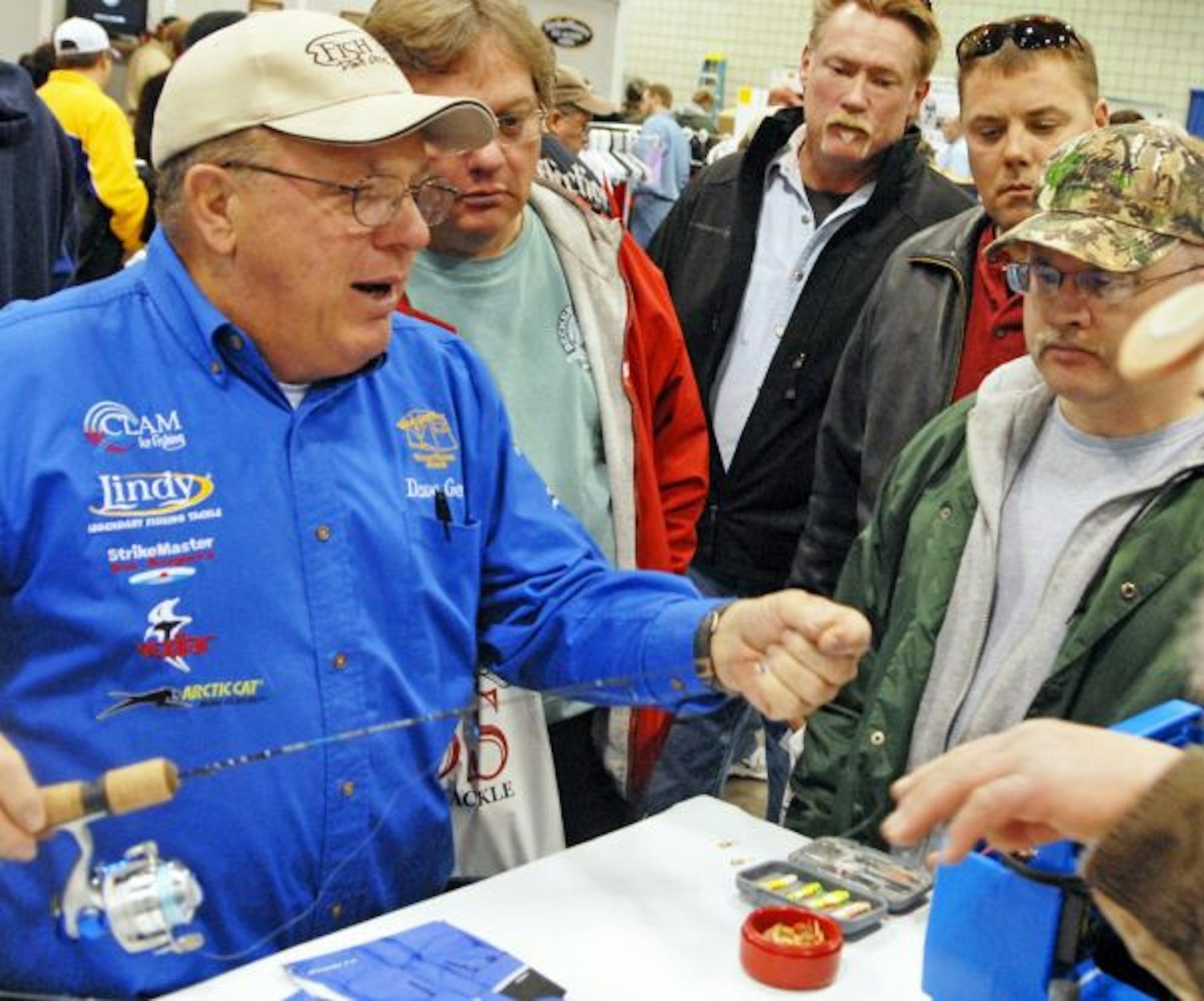 Minnesota's Dave Genz is Mr. Ice Fishing, having promoted the sport long before it was cool. Genz held a rapt audience Sunday at the Ice Fishing show, telling listeners how they, too, could catch fish in winter.