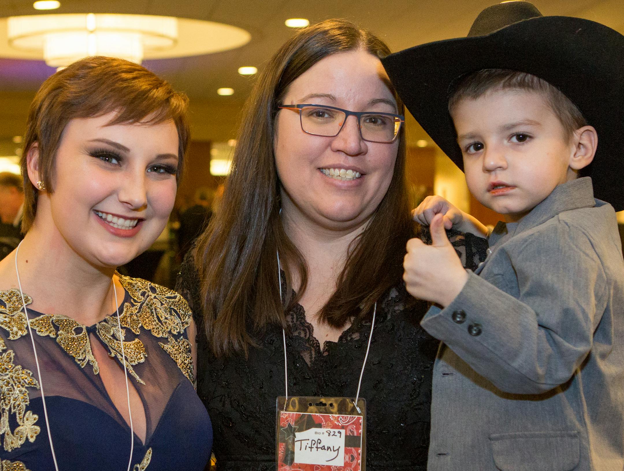 Rylie Heisler and Tiffany and Levi Gartner.