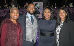 Laverne McCartney Knighton, Khary Campbell, Tola Oyewole and Mona Wright attended the annual Dr. Martin Luther King Jr. breakfast on Jan. 15, 2018, in