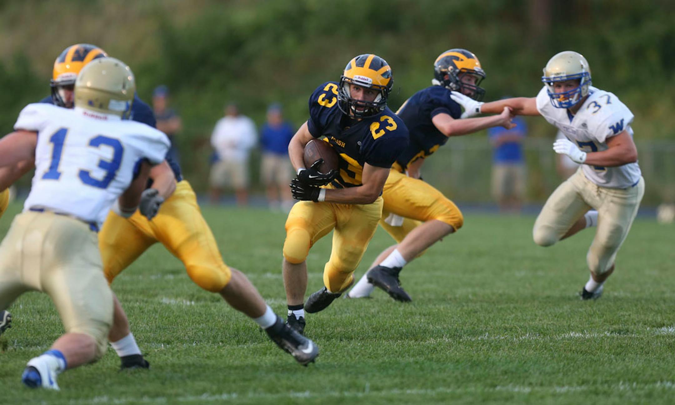 Rosemount's Grant Jackson avoided the Wayzata defense and scored a touchdown in the first quarter earlier this season.