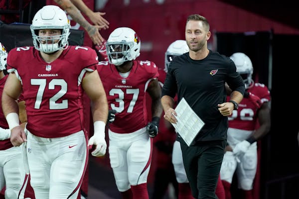 Cardinals coach Kliff Kingsbury is in his third season, with a 14-18-1 record and no playoff appearances.