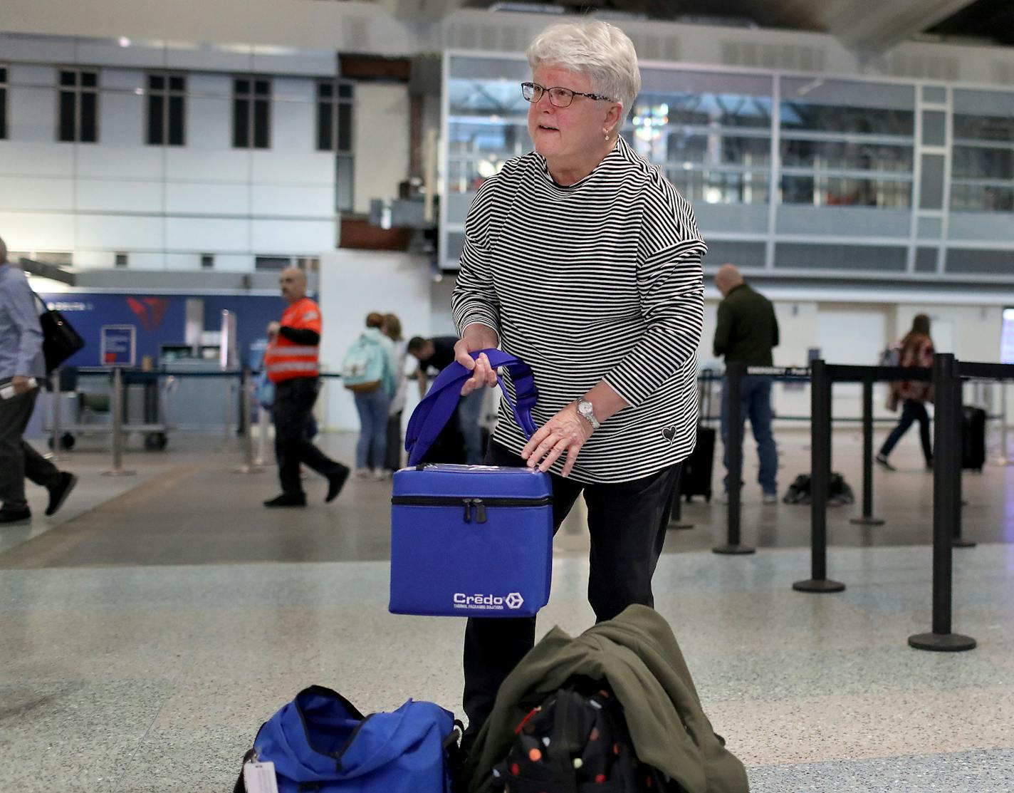 Laurie Olesen likely holds the record for the most trips, which she estimates at a hundred deliveries to every region in the United States as well as a number of foreign countries.