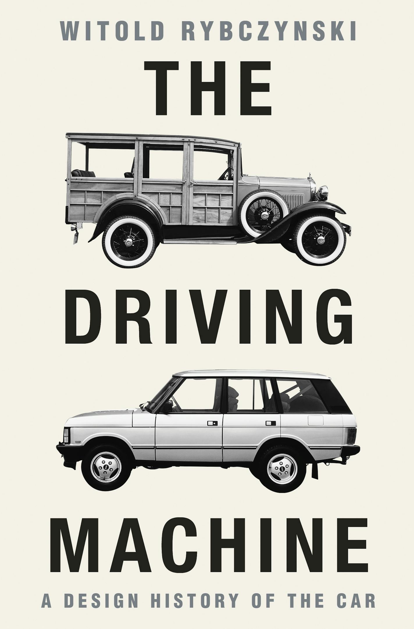 cover of The Driving Machine features two photographs of automobiles