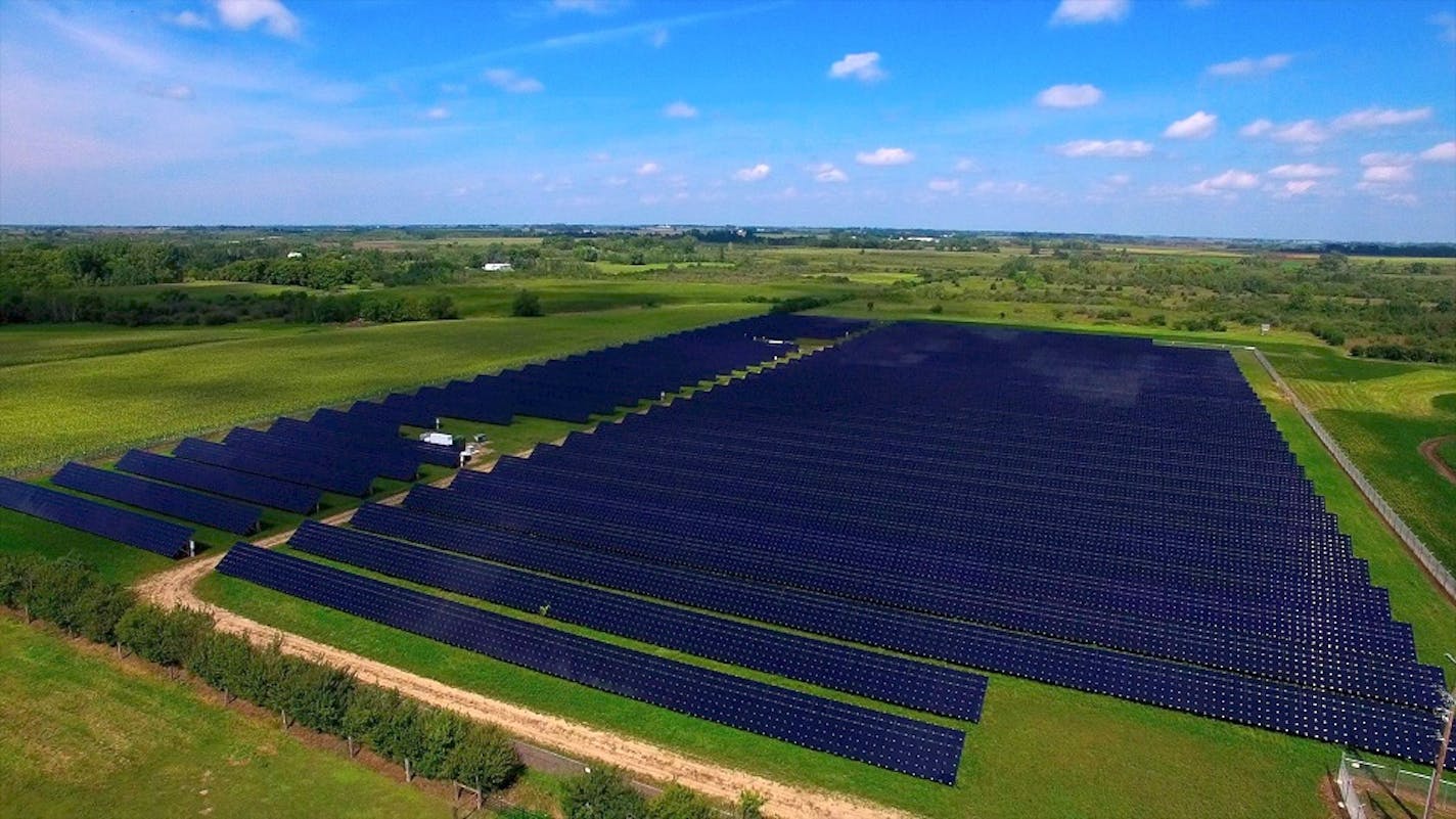 Geronimo's Pegasus Solar Project in Brooten, Minn.