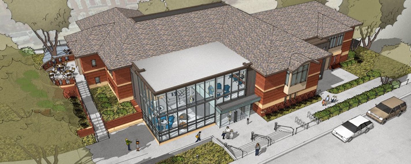 Northfield Public Library rendering