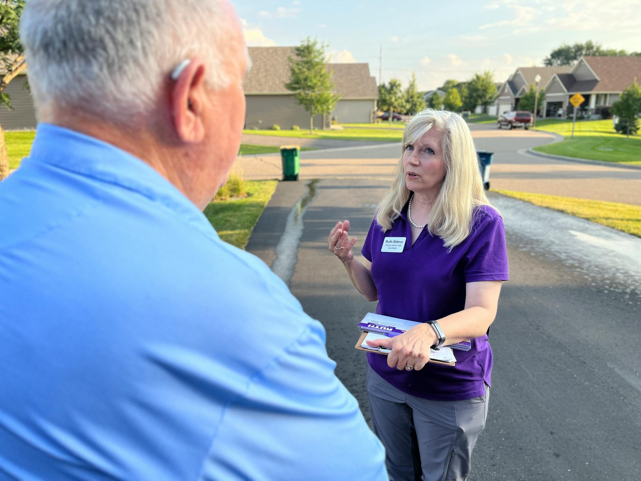 Republican candidate Ruth Bittner