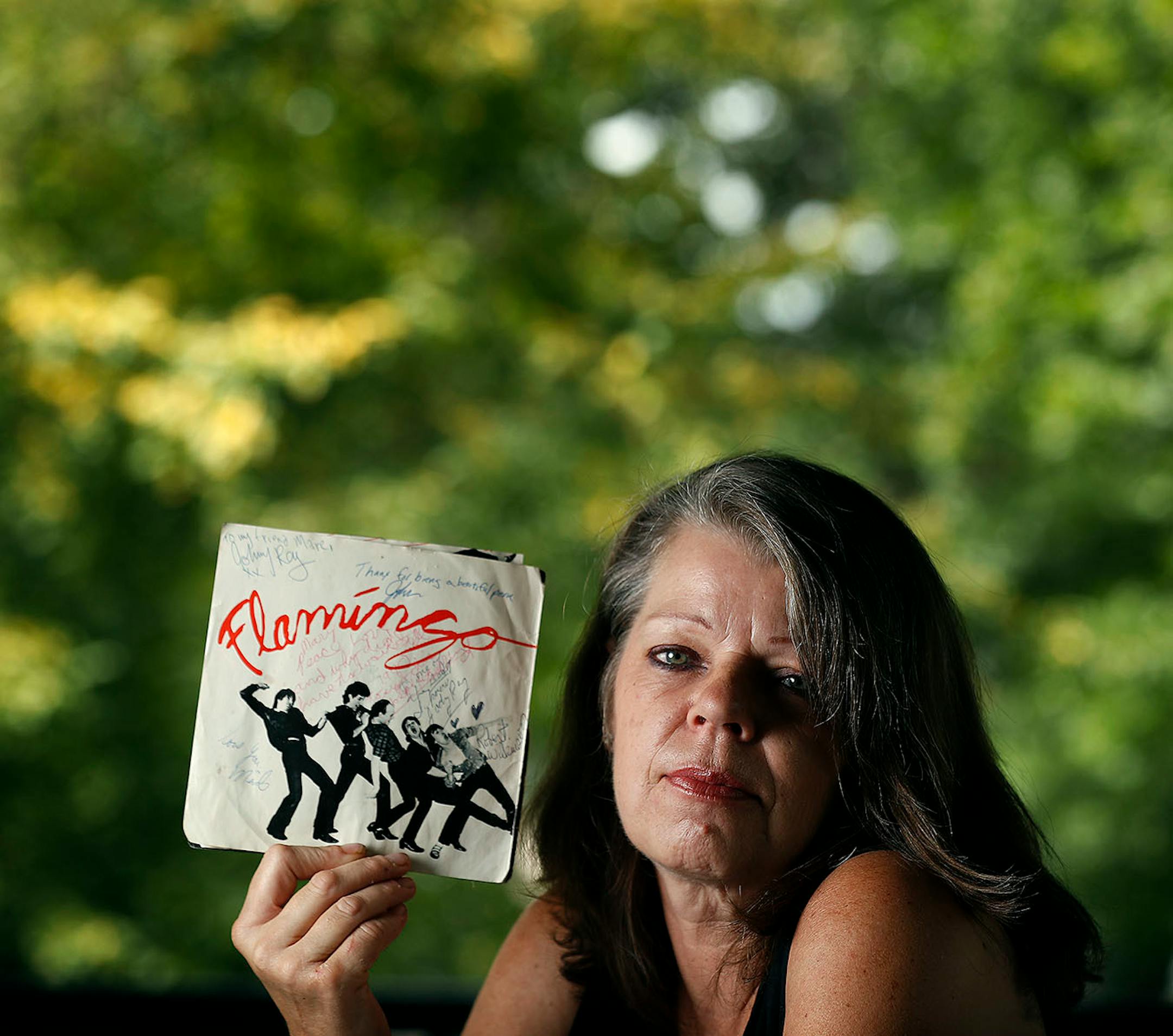 Barbara Behrend widow of Joseph Behrend held a cover of a recording that the Flaming O's recorded in the '80s.