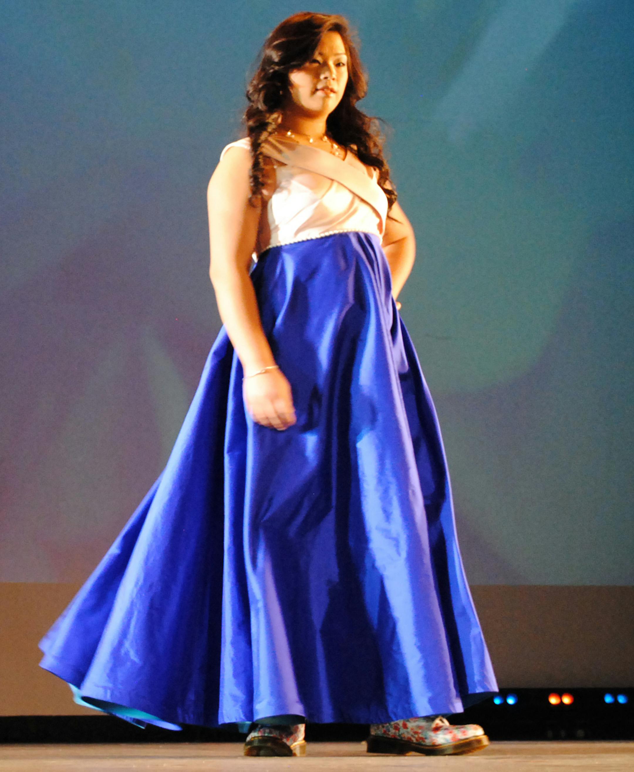 credit: Aimee Blanchette, Star Tribune Mai Pa Moua at the I Am Everything fashion show.