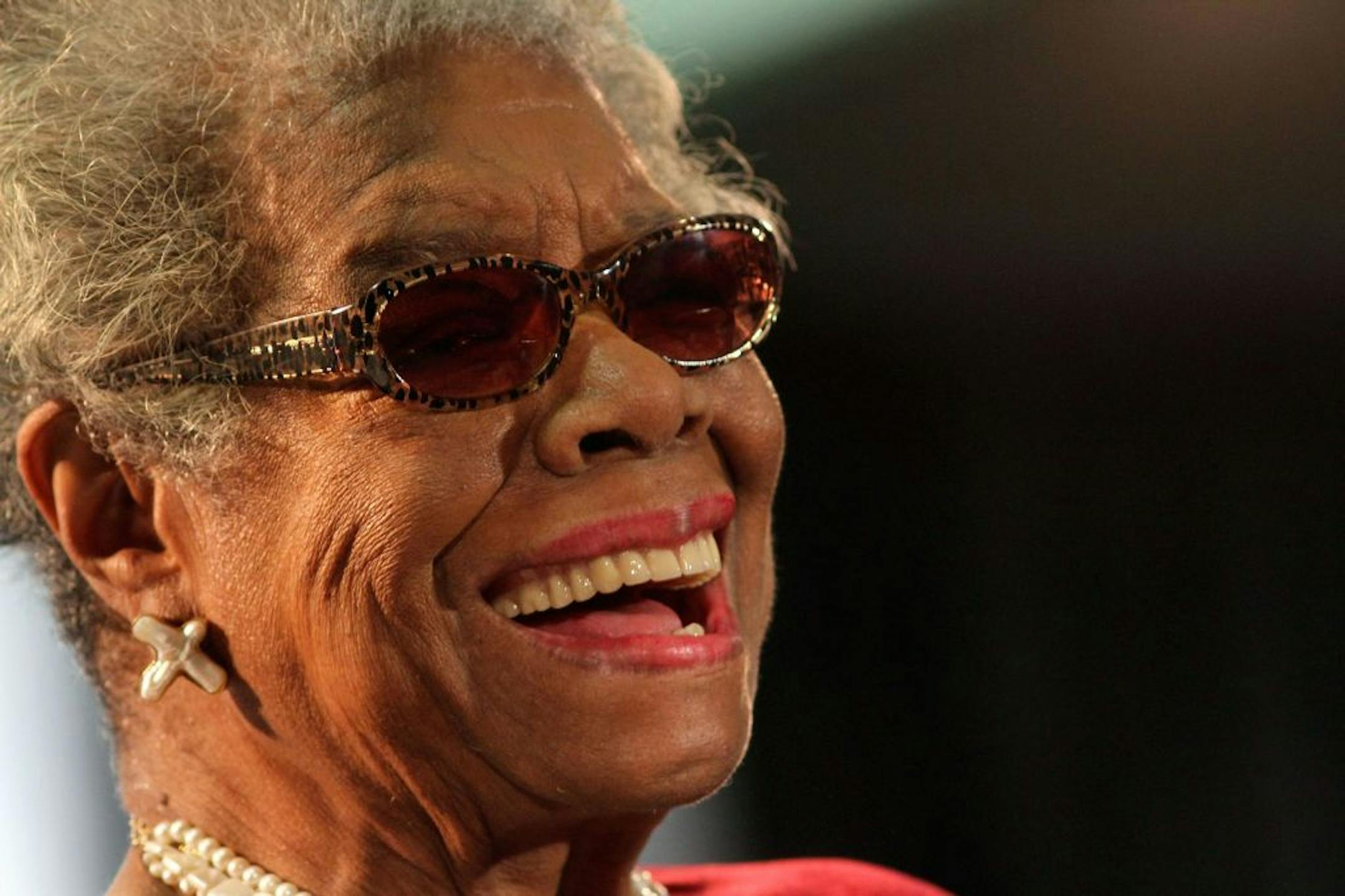 WASHINGTON, DC - DECEMBER 09: Maya Angelou speaks at the AARP Magazine's 2011 Inspire Awards at Ronald Reagan Building on December 9, 2010 in Washington, DC.