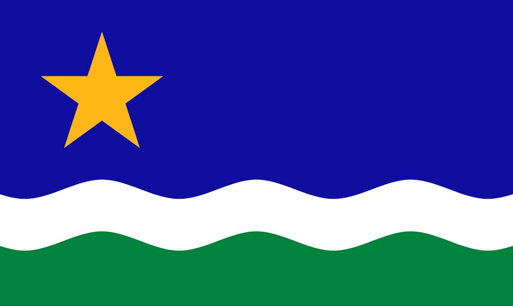 Submission F3 for the new Minnesota state flag.