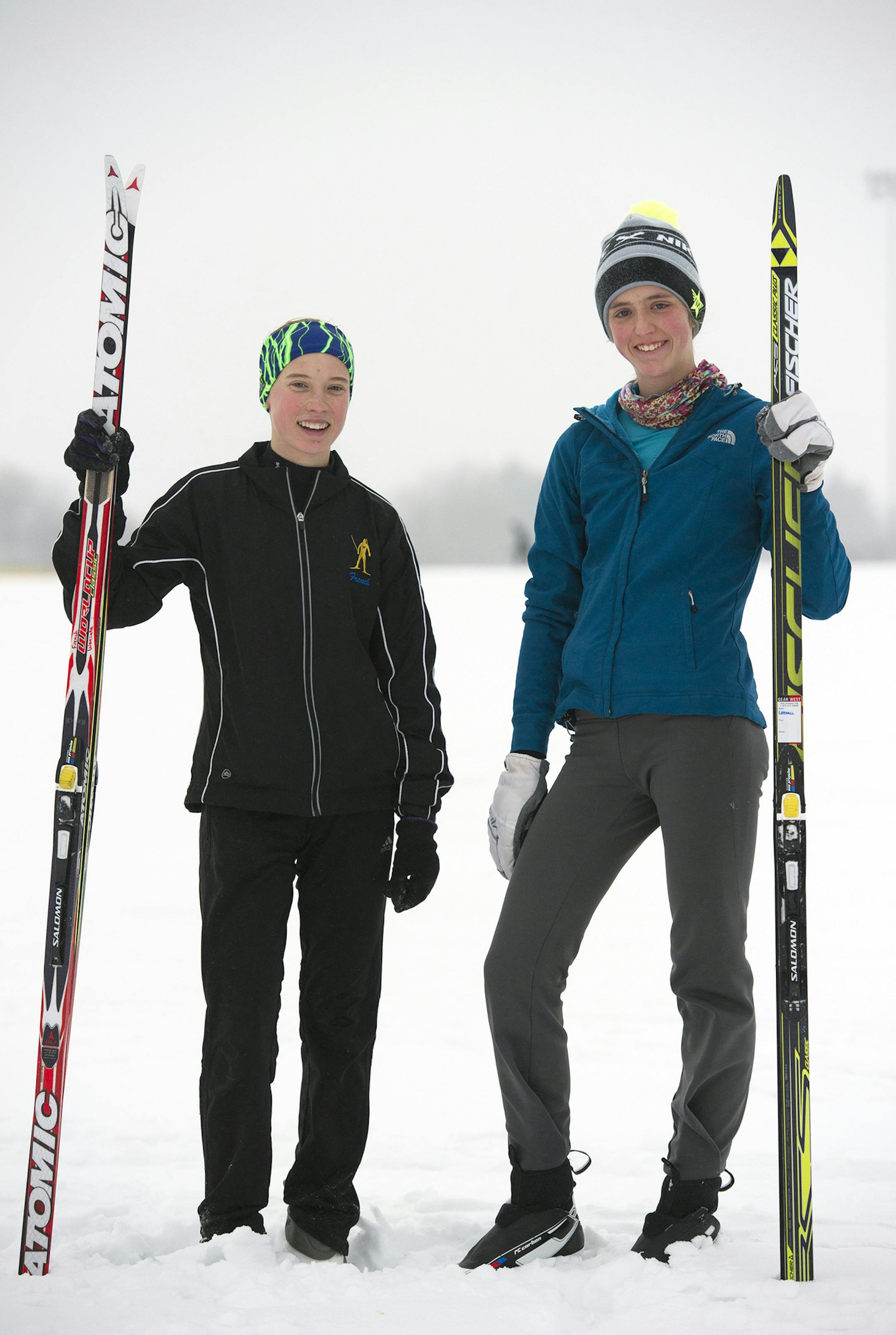 Anna French, left, and Annika Lerdau. ] (Matthew Hintz, 010414, Wayzata)