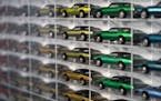 Hot Wheels collector Ryan Wurzbacher has nearly 1,000 of the first cars issued, in 1968, framed in his Andover home.