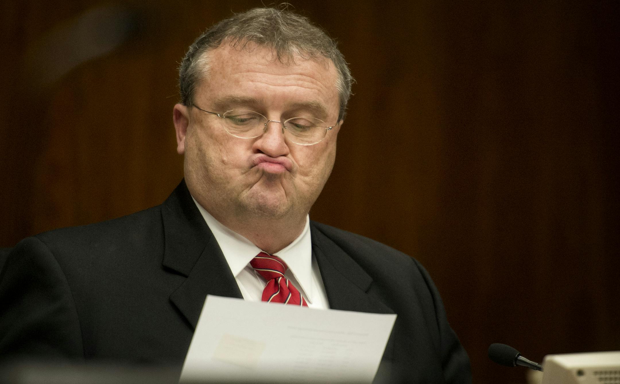 Tom Barrett of the Minnesota Gambling Control Board was called to testify before the House Commerce and Consumer Protection Finance and Policy committee to update the committee on electronic pull-tabs. Tuesday, April 16, 2013 ] GLEN STUBBE * gstubbe@startribune.com