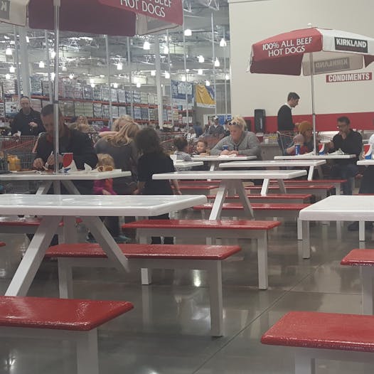Costco in St. Louis Park’s cafe seating area