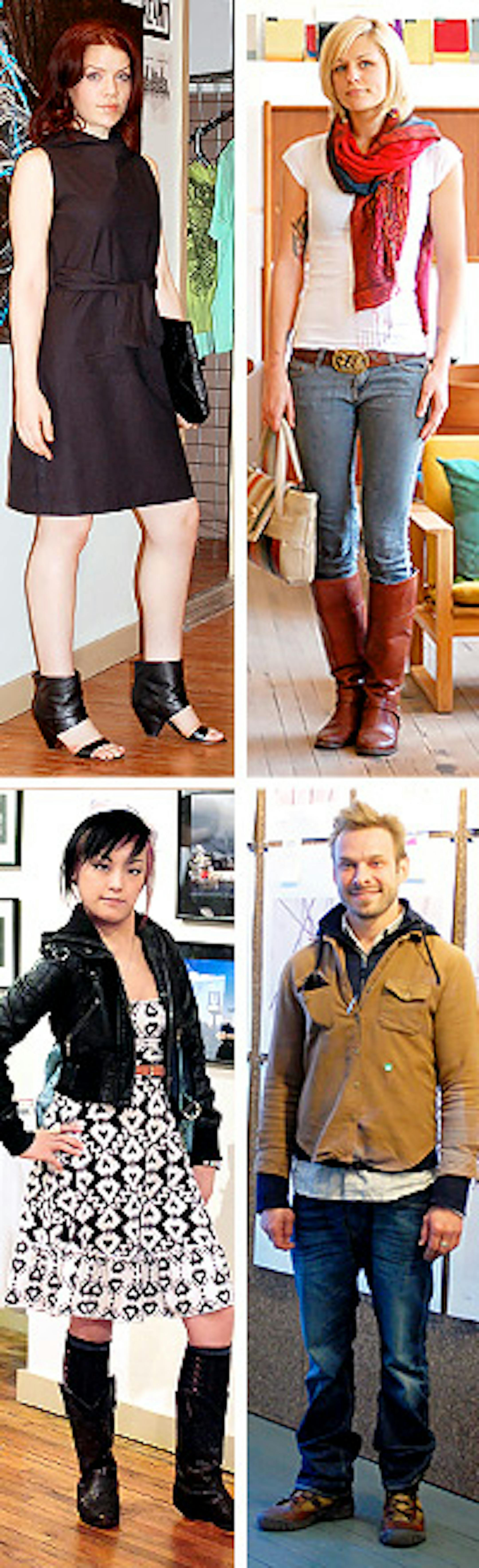 Clockwise from top - Drea Couture, Alana Gordhamer, Chad Stieg, Emily Schmidt