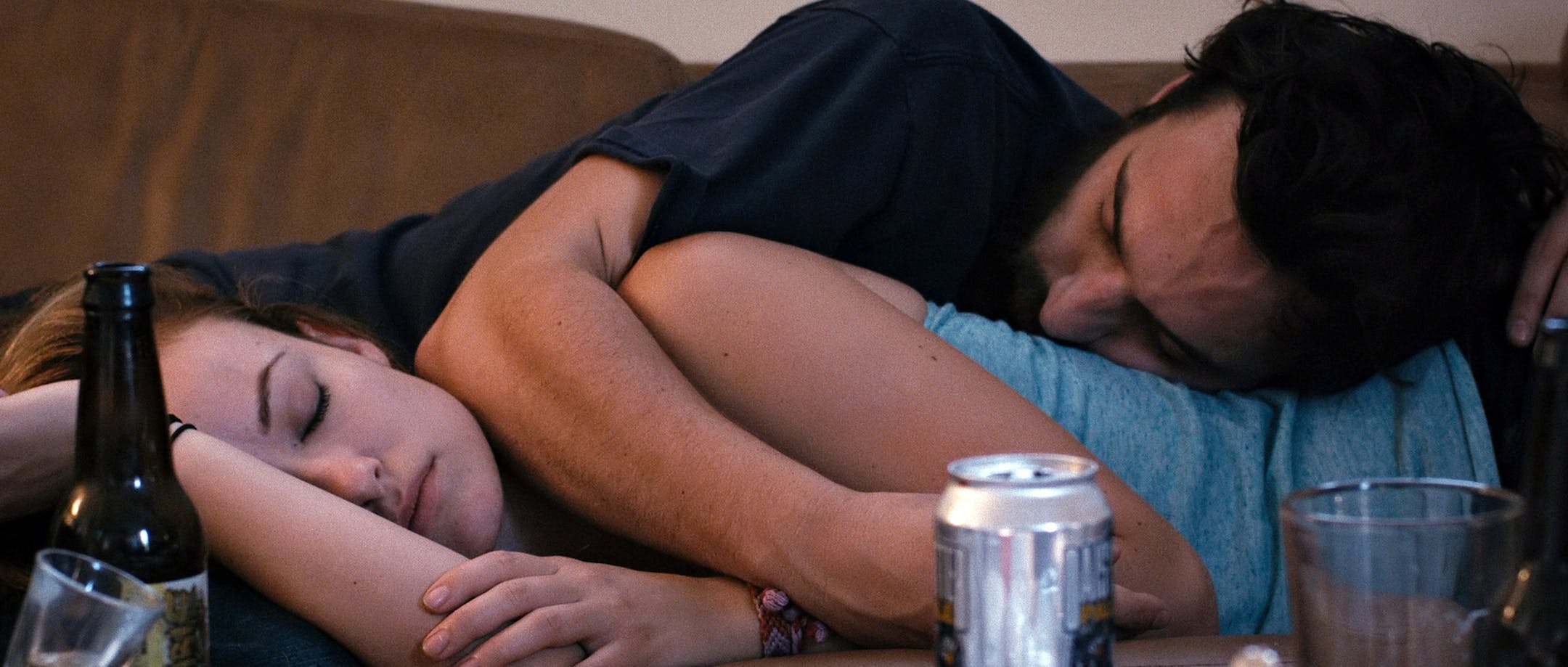 This film publicity image released by Magnolia Pictures shows Olivia Wilde, left, and Jake Johnson in a scene from "Drinking Buddies." (AP Photo/Magnolia Pictures) ORG XMIT: MIN2013091013490473