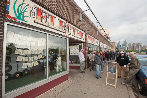 Fans lined up on a recent Record Store Day outside the Electric Fetus, which has been one of Minneapolis’ top record stores since 1968.