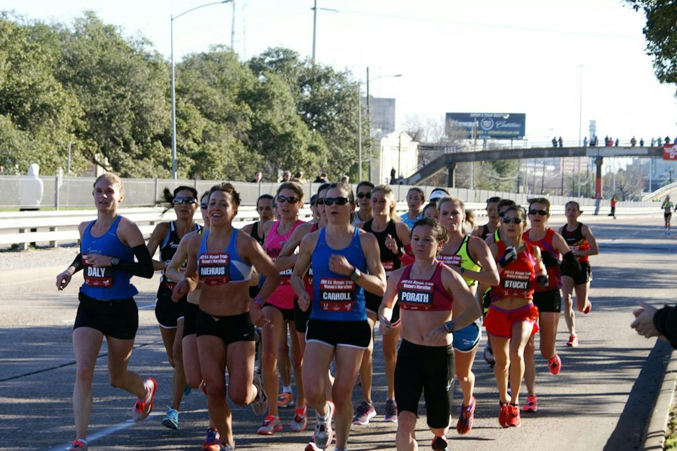 Nichole Porath is a Red Wing Shoe employee and works as a Financial Manager for us. She left today to prepare for the race which will be run on Saturday morning in Houston. She�ll be one of 223 women running for 3 spots in the Olympics.
