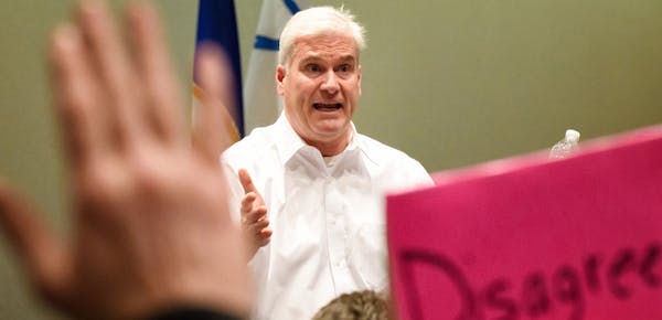 Rep. Tom Emmer held his first town hall of the year in Sartell February 22, 2017.