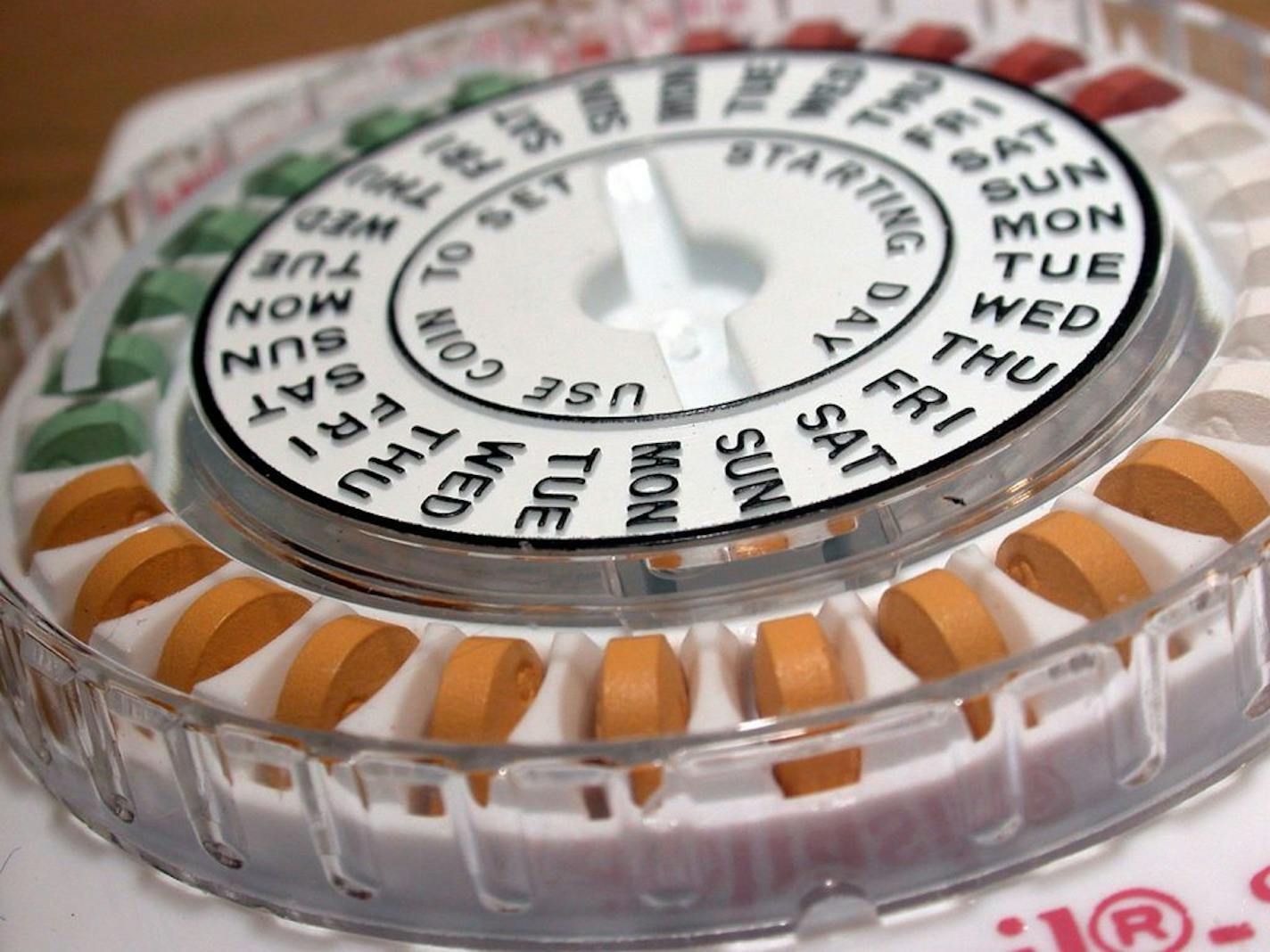 Birth control pills, as seen in October 2017.