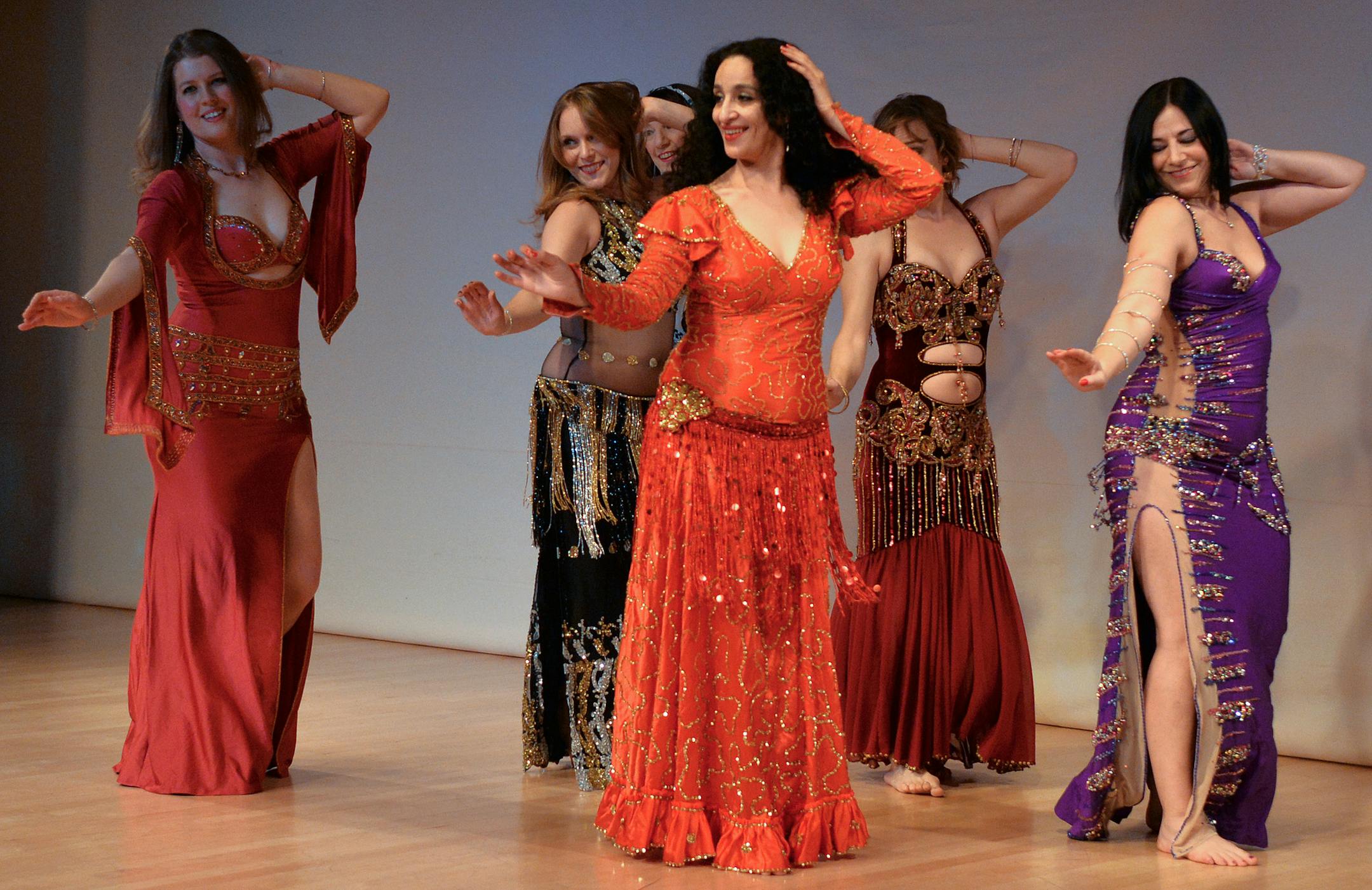 Jawaahir Dance Company professional dancers wowed the audience at the 22nd Annual Henna Party. ] (SPECIAL TO THE STAR TRIBUNE/BRE McGEE) **Jawaahir Dance Company