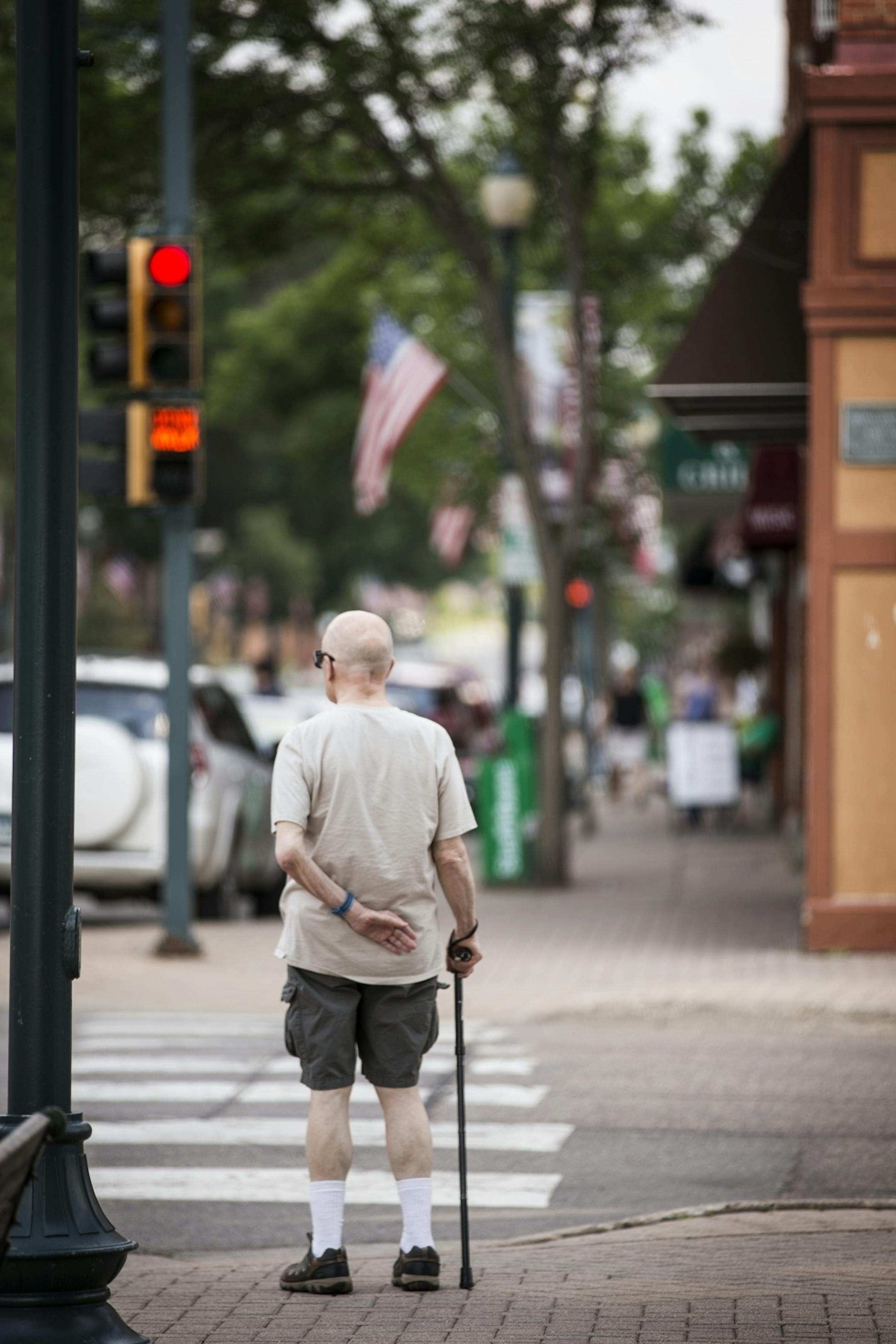 Mainstreet in Hopkins on Tuesday, July 14, 2015.