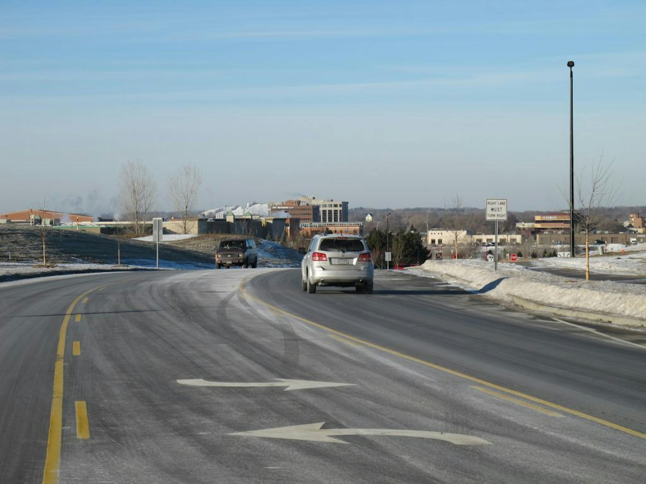 Photo by Jim AdamsA half-mile-long missing link of 147th Street recently opened, making the road an east-west thoroughfare running through a new business park. But confusion about the speed limit led 10 speeding tickets in the first month, which has led to complaints that the limit is too low.