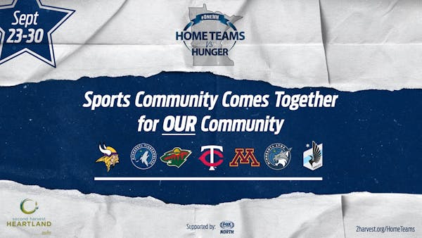 Local teams, media outlets launch Home Teams vs. Hunger