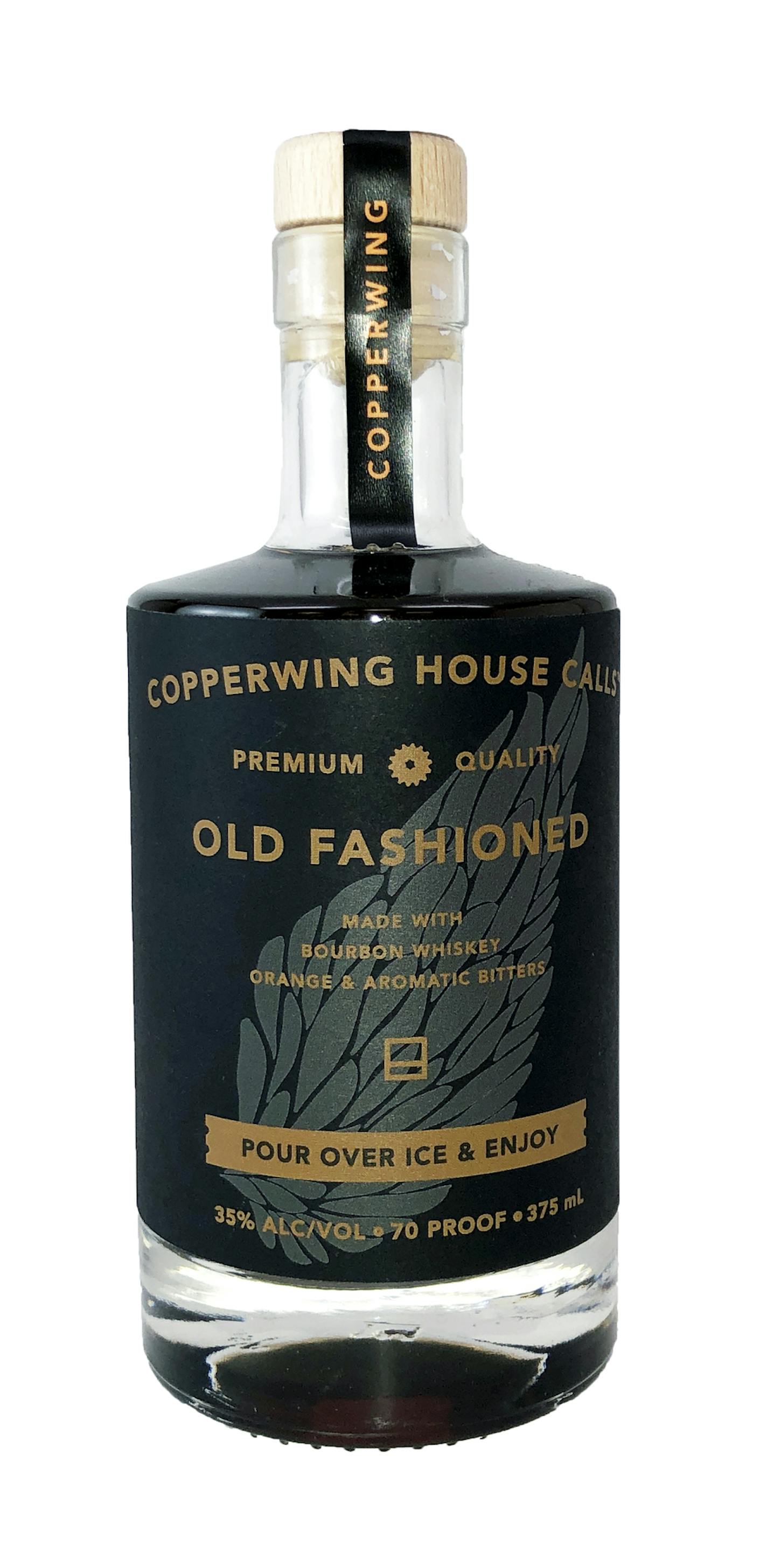 Copperwing Distillery Bottled Old Fashioneds. Photo by Nicole Hvidsten