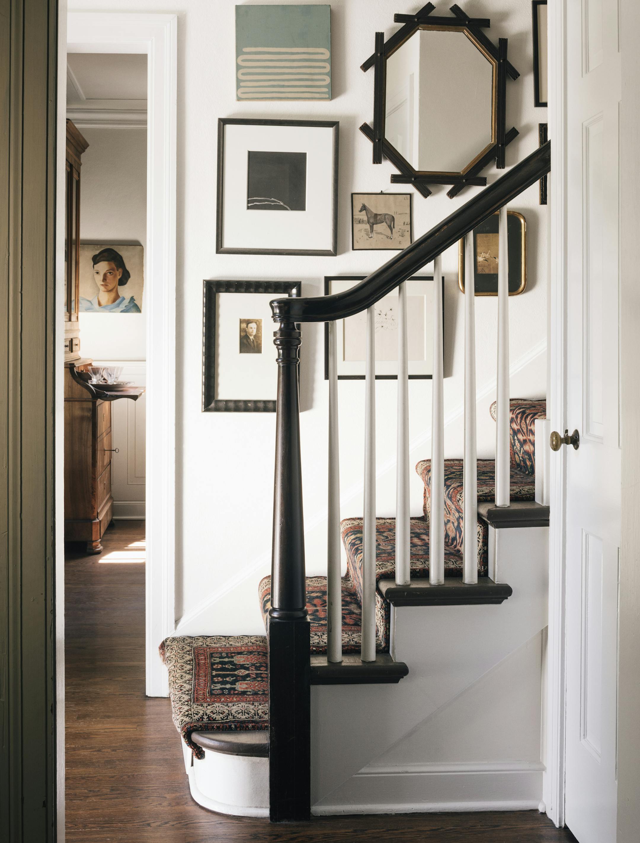 Let walls do the talking: Scheeler chooses artworks that "add to the story" of her entire home.