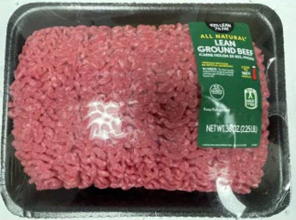 One of the packages of ground beef recalled by Cargill in May over E. coli contamination risk.