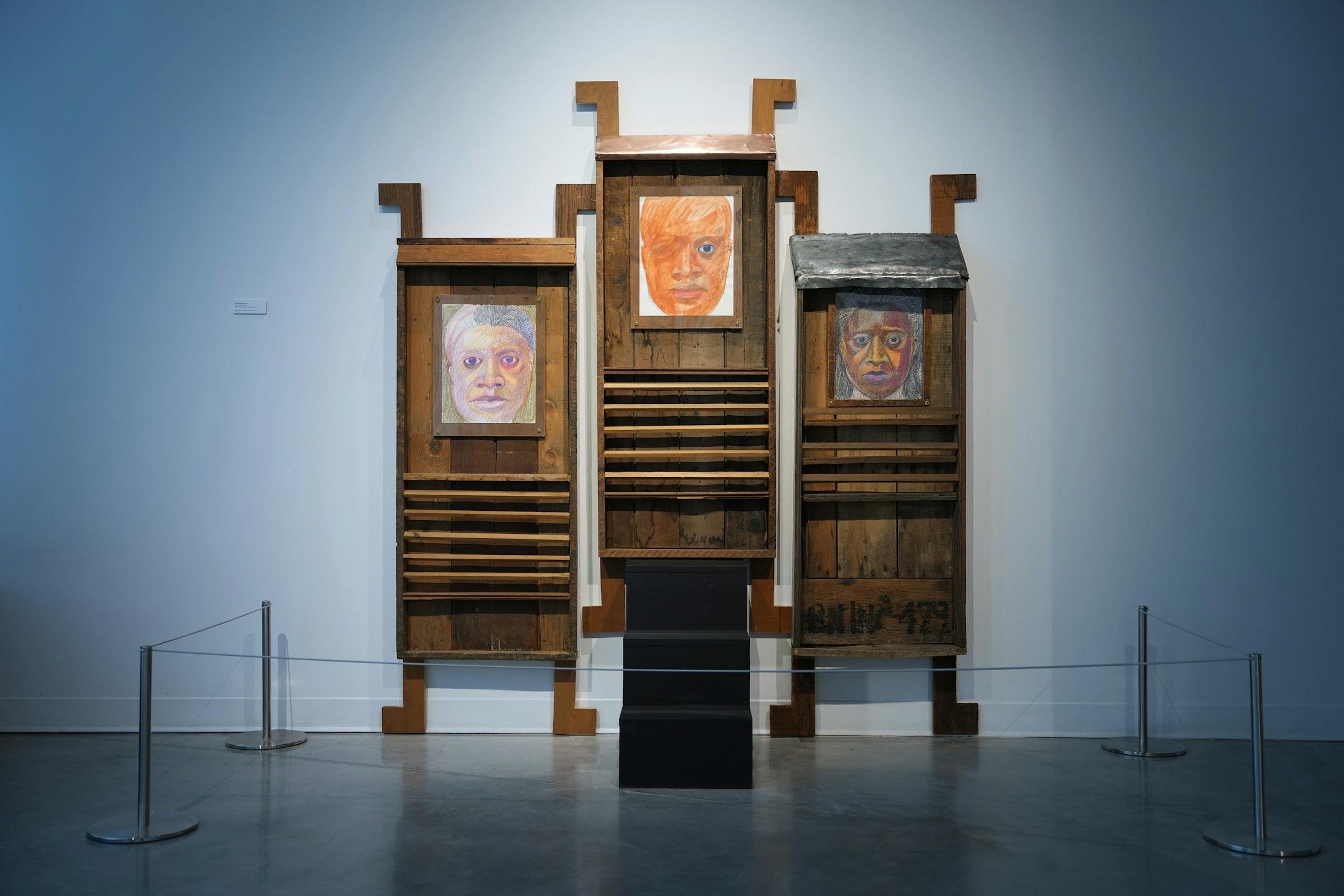 'Dare To Enter' (1996) by Arlene Burke-Morgan is on exhibit at the Katherine E. Nash Gallery on the University of Minnesota campus in Minneapolis, Minn., on Tuesday, Jan. 17, 2023.