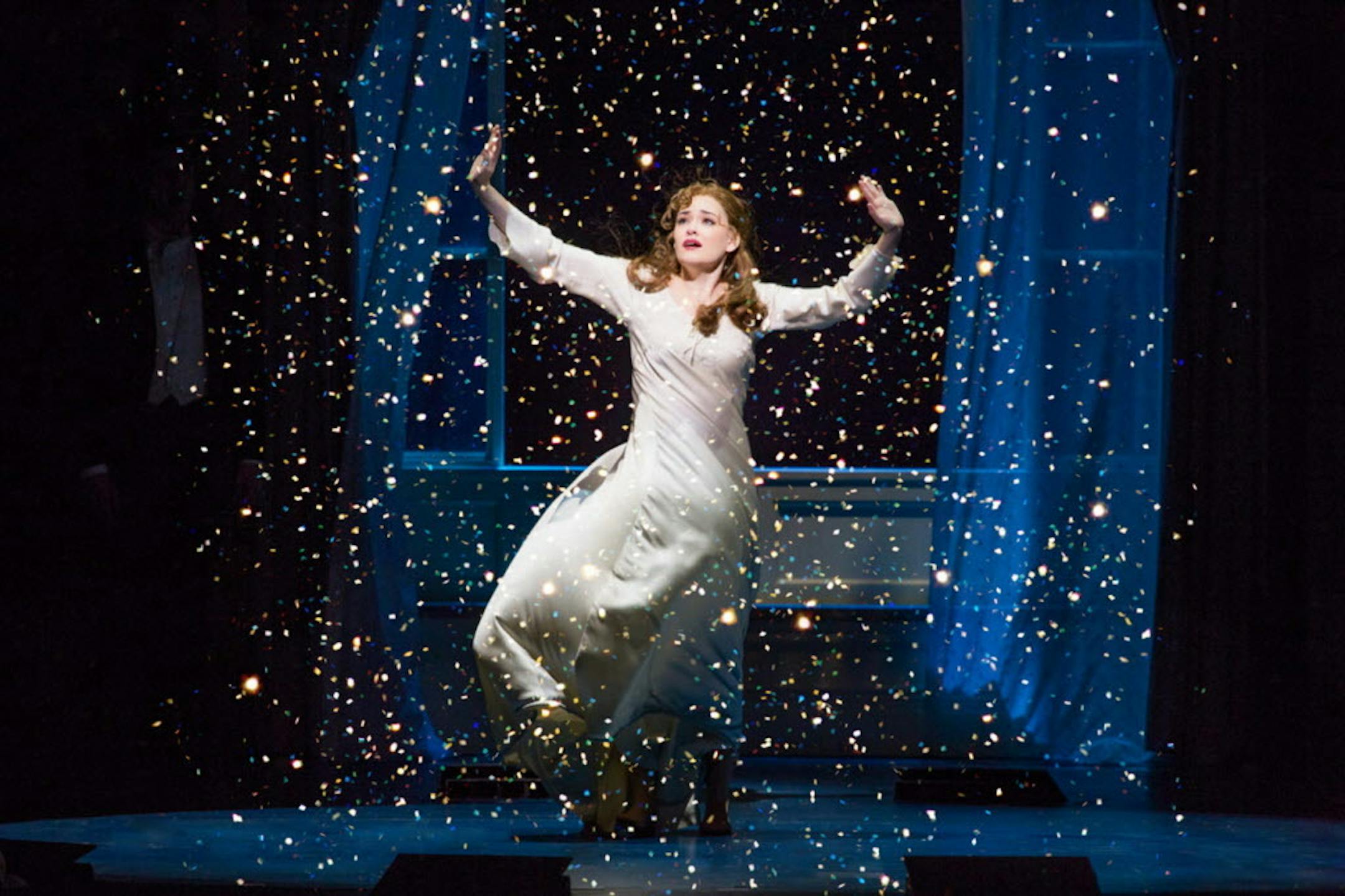 Christine Dwyer as Sylvia Llewelyn Davies in "Finding Neverland."