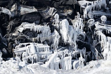 More than 100 fire crews responded to the Becker fire, which was reported early Tuesday morning and burned for more than 48 hours before it was contai