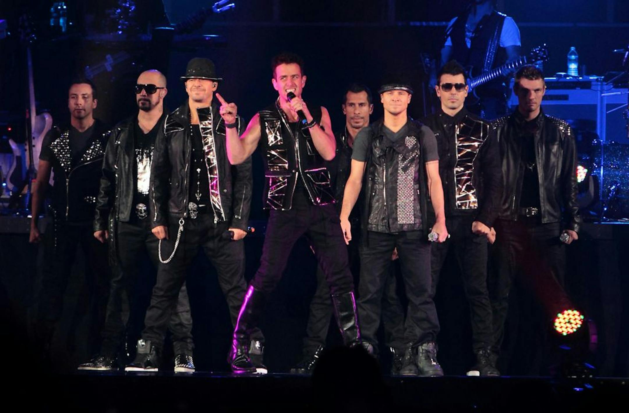 New Kids on the Block and the Backstreet Boys