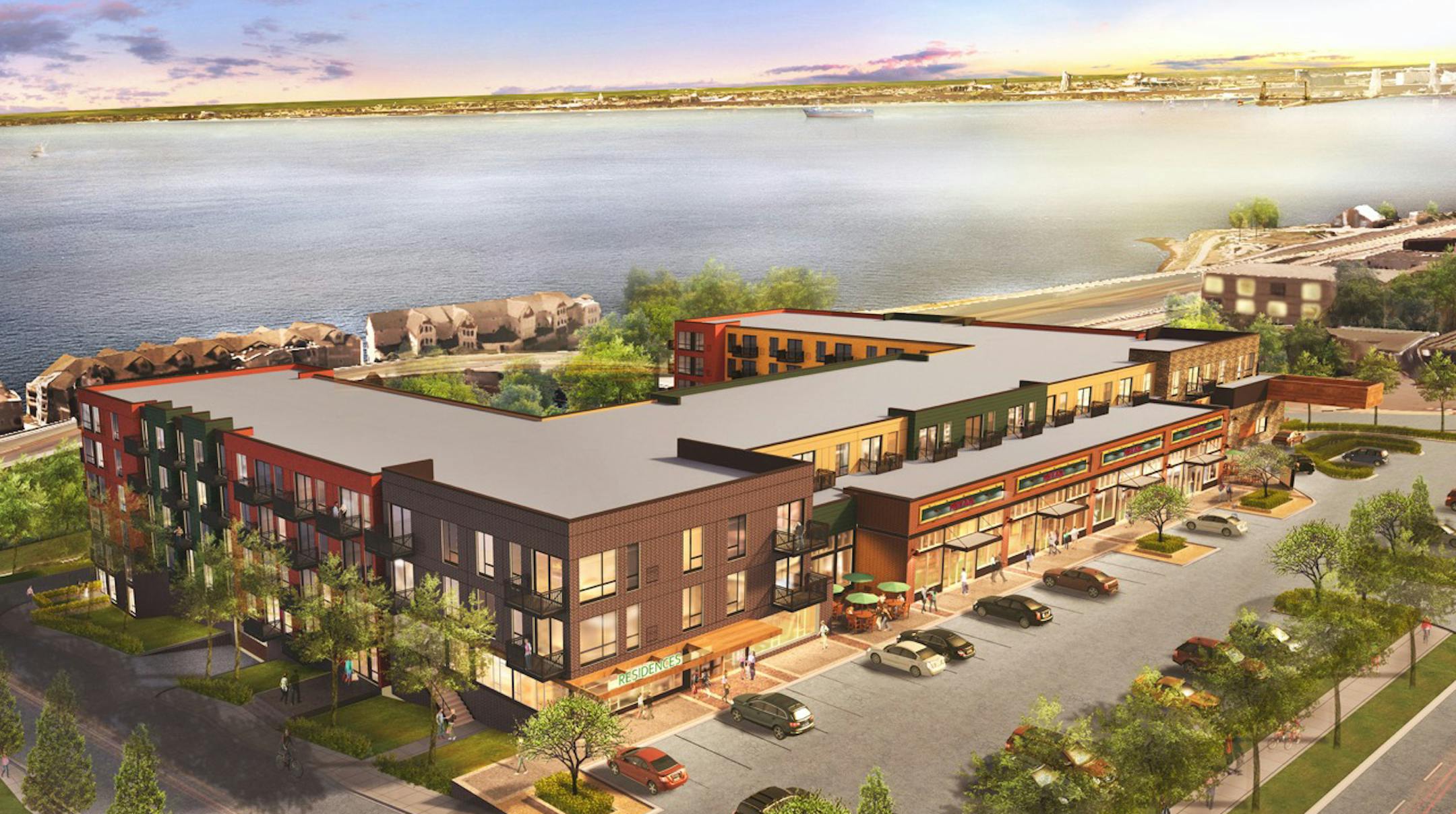 It is a $36M project. Starting now. Completed next summer. Caribou has signed a letter of intent for space in the retail.