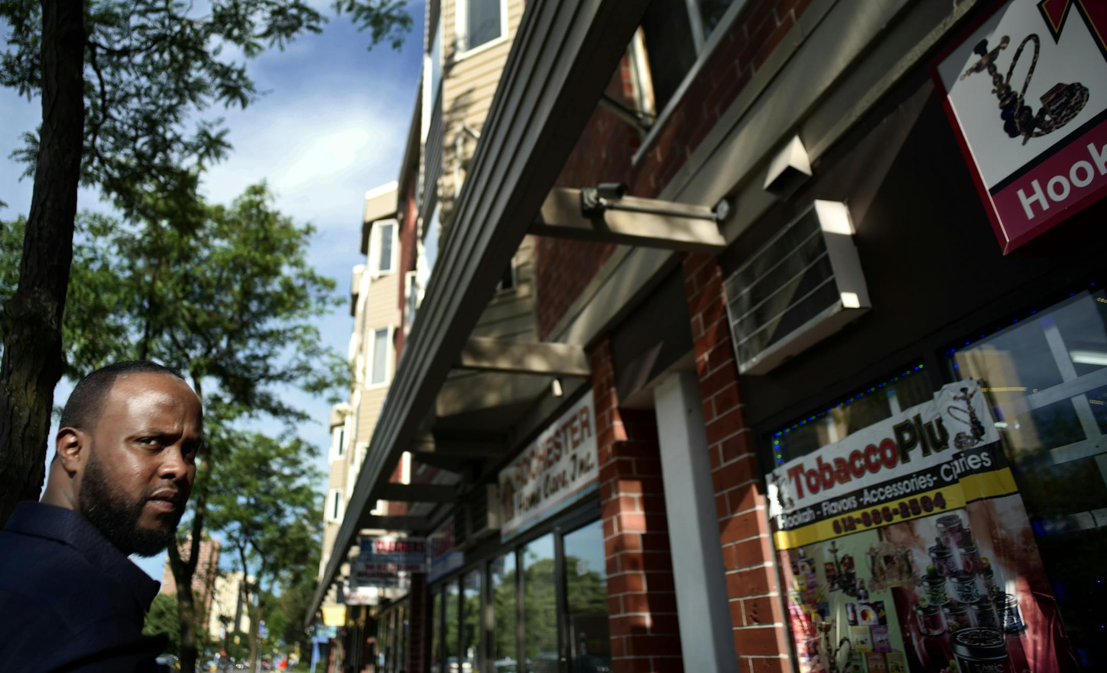 Burhan Elmi, known as Scot Isqoox, has spent countless hours walking along E. Franklin to coax more businesses to join the Open Streets event.