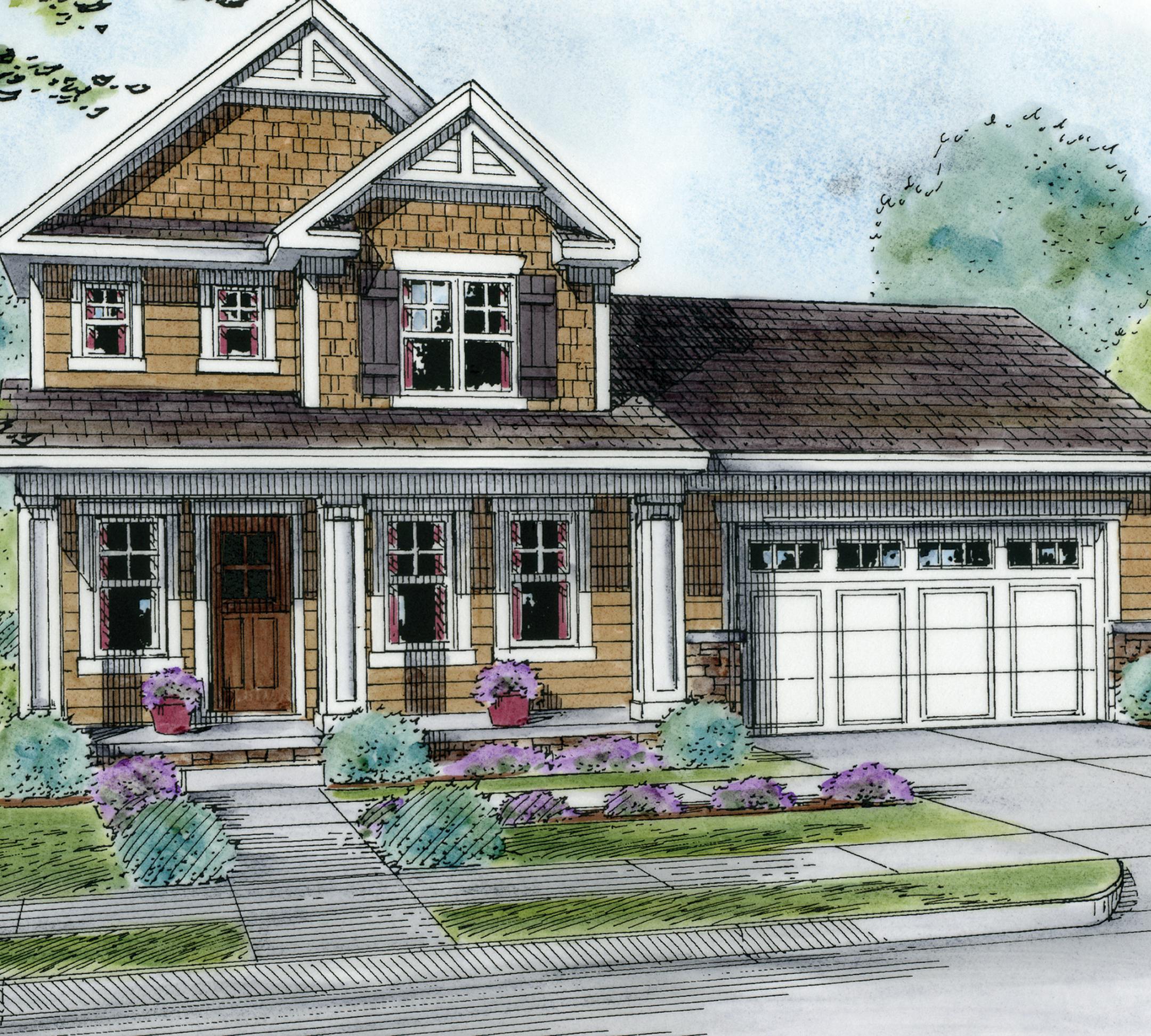 Craftsman-style farmhouse blends old and new. Home plan for 11/08/15