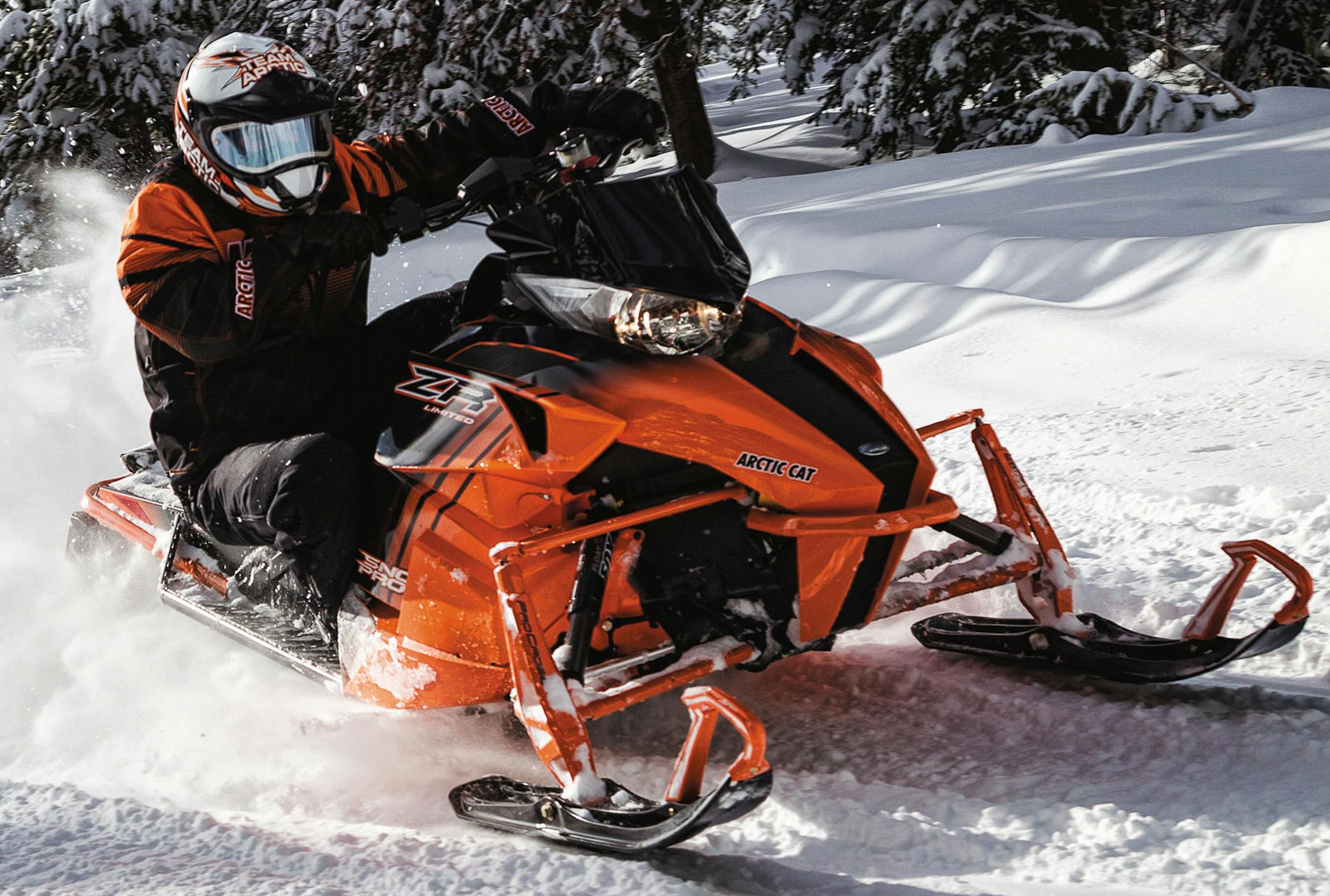 Photo: Arctic Cat Arctic Cat ZR8-LTD snowmobile with a Yamaha four-stroke engine